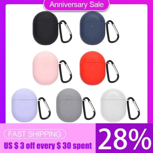 Silicone Case For Redmi Airdots 3 Pro Charging Case Shockproof Full Protective Case Cover With Keychain