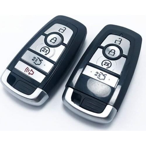 Smart Remote Key Shell Case For Ford Mondeo Edge Mustang Taurus With Insert key Blank keyless Entry Fob Key Cover (2018 Year)