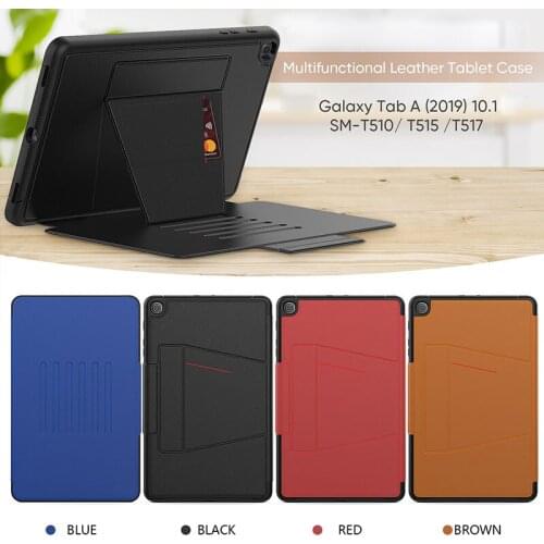 Smart cover For samsung galaxy tab a 10 1 2019 Case for Samsung Galaxy Tab A 10 1 2019 T510 T515 Transparent Back Cover
