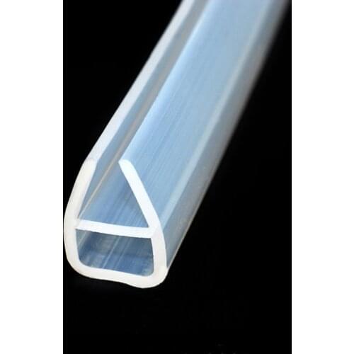 6/8/10/12mm Seal Strip U Shape Door Window Glass Sealing Strips Silicone Shower Screen Seal Sliding Strip Tira de sellado