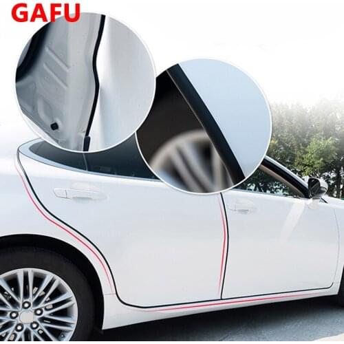 Car Styling Door Protection Strips Rubber Edge Doors Moldings Side Protector Sticker Scratches Vehicle For Toyota C-HR CHR C HR