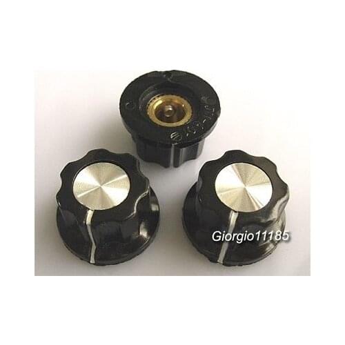 100pcs Plastic Control Round Srew Type Knob MF-A01