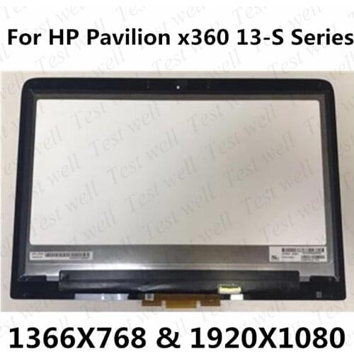 13.3" LCD for HP Pavilion X360 13S 13-S series 13-s056nw 13-s003na LCD Display Touch Screen Digitizer Assembly Without Frame