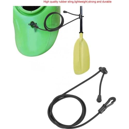2pcs Stretchable Kayak Rod Paddle Leash Safety Lanyard Adjustable Bungee Cord Tool Survival Paracord Tool