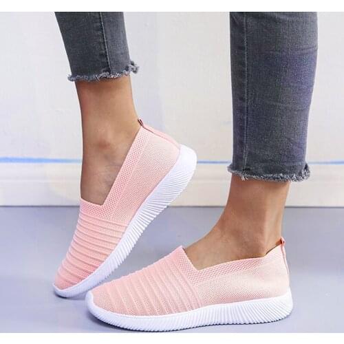 2021 Women Sneakers Fashion Socks Shoes Casual White Sneakers Summer knitted Vulcanized Shoes Women Trainers Tenis Feminino