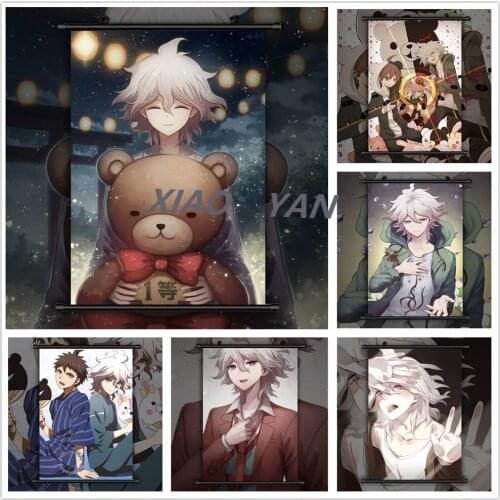 5D DIY Diamond Painting Danganronpa Komaeda Nagito Animation Diamond Embroidery Diamond Mosaic Full Cross Stitch Kits Home Decor