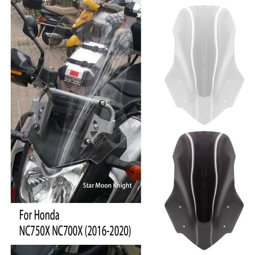 Motorcycle Accessories Screen Windshield Fairing Windscreen For Honda NC700X NC750X NC 750 700 X 2016 - 2020 2019 2018 2017 2016
