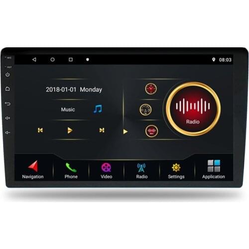 9 inch Android Car Radio 2.5D GPS Navigation stereo video DVD Player with bt WIFI Mirror Link 2 Din