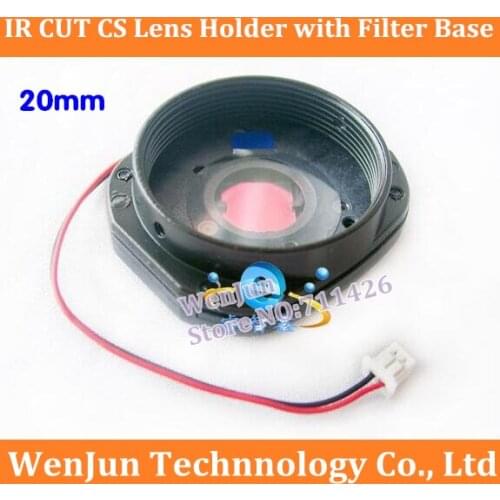 DHL/EMS Free shipping CUT IR lens holder 20mm CS interface lens holder with Filter base ,COMS lens mount ,Semi metal