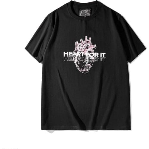 T-shirt robot heart mecha techwear streetwear darkwear