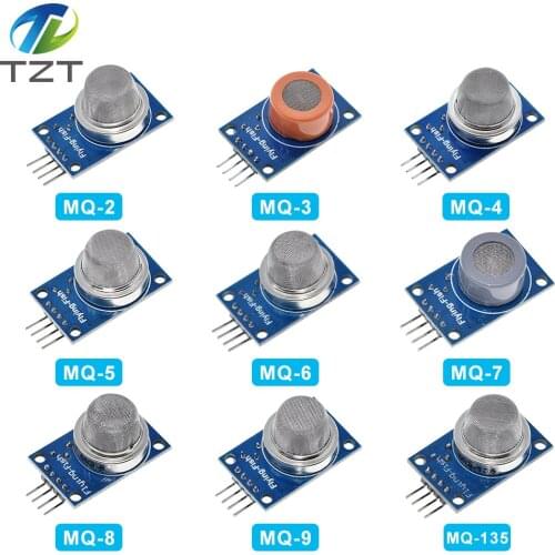 MQ-2 MQ-3 MQ-4 MQ-5 MQ-6 MQ-7 MQ-8 MQ-9 MQ-135 Detection Smoke methane liquefied Gas Sensor Module for Arduino Starter DIY Kit