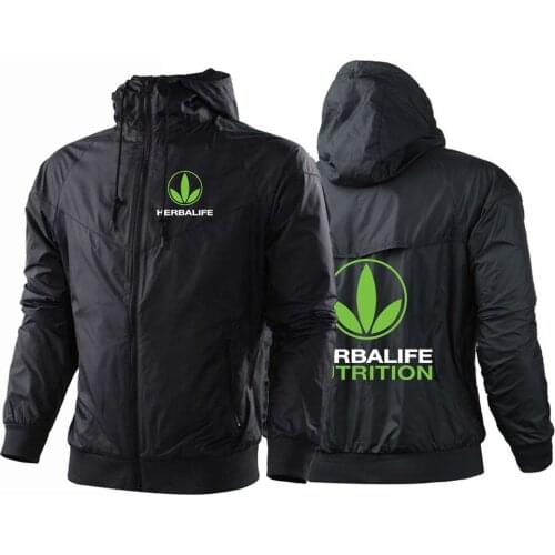 Mans Latest 2021 HERBALIFE NUTRITION Spring Autumn Solid Color Hoodies Mens Harajuku Style Hip Hop Sweatshirts Jacket Hoodies