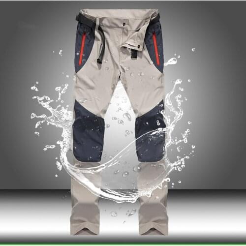 Mens Tactical Waterproof Pants Cargo Spring Summer Quick Dry Trousers Mens Outdoor Sports Trekking Hiking Camping Pants M-4XL