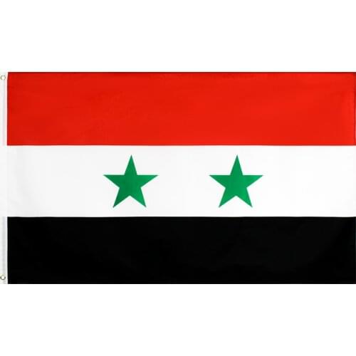 Yehoy hanging 90*150cm Syrian Arab Republic syria Flag For Decoration