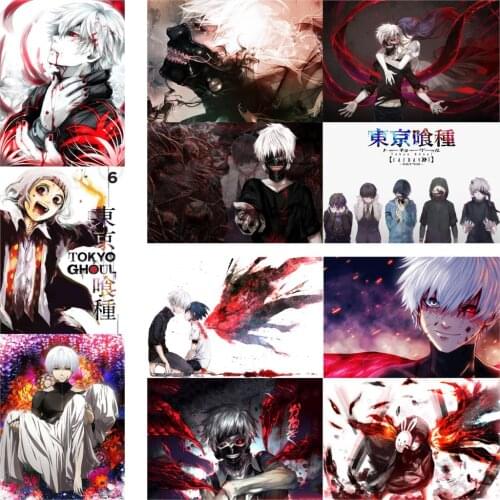 Full Diamond Embroidery Tokyo Ghoul Cartoon Diamond Painting Diamond Inlaid Diamond Mosaic DIY Room Decoration