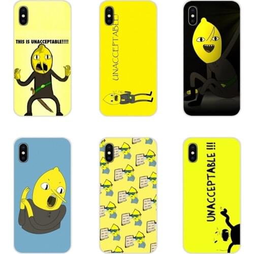 Adventure Time UNACCEPTABLE Funny Lemongrab For Xiaomi Redmi Note 6A MI8 Pro S2 A2 Lite Se MIx 1 Max 2 3 For Oneplus 3 6T Covers
