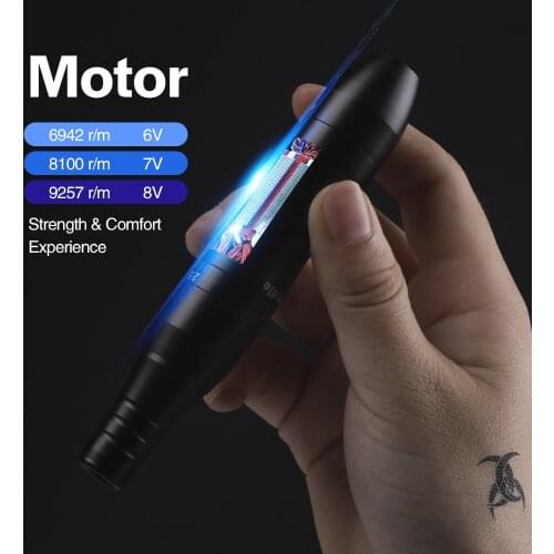 Professional Permanent Makeup Pen Tattoo Eyebrow Rotary Tattoo Machine Gun Tattoo Hybrid for Shader Line Needle Microblading Pen