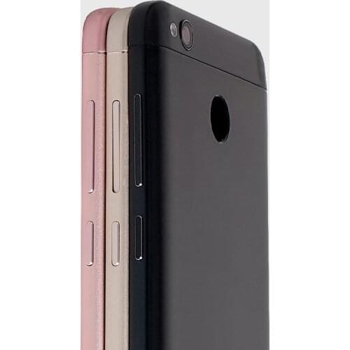 Sinbeda Back Cover For Xiaomi Redmi 4X Side Keys Back battery Housing Metal Cover For Redmi 4X