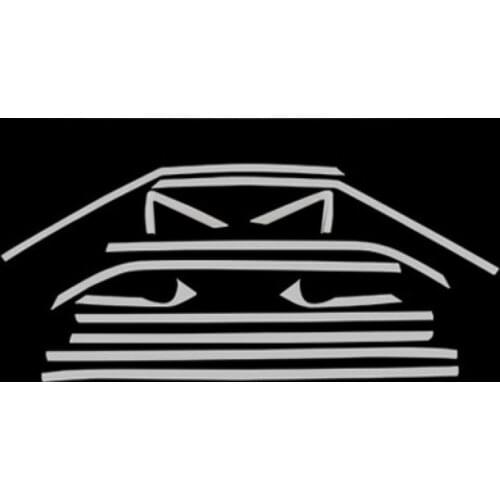 Car Styling Exterior Accessories Stainless Steel With Center Pillar Decoration Strip For H-yundai IX25 full Window Trim