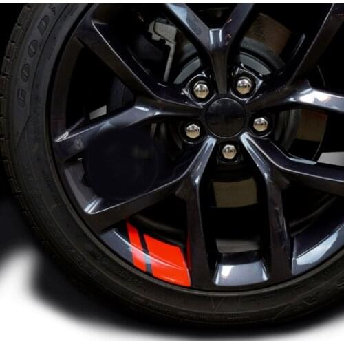 Reflective Wheel Rim Stripe Decal Sticker Rim Size Universal Car Motorcycle Reflective Pinstripe Tape Decoration Film D5QE