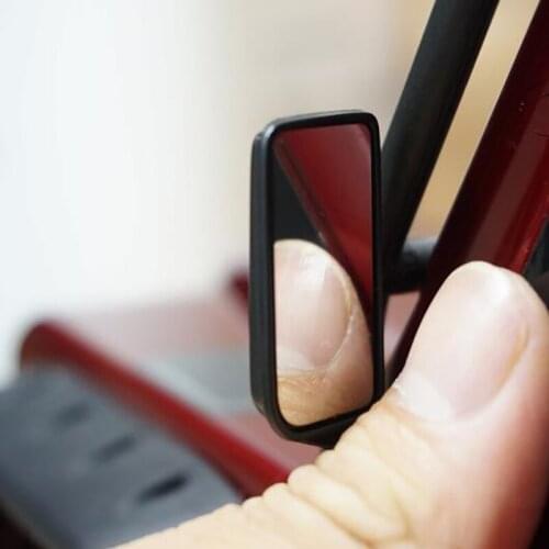 YEAHRUN Lens Reflective Auto Mirror Rearview Mirror for Traxxas TRX-4 TRX4 1/10 RC Crawler Car Upgrade Parts Accessories