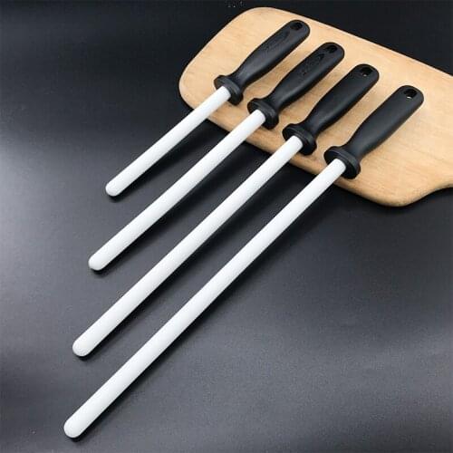 Knife sharpening rod Tungsten steel Black carbon steel kitchen gadgets Slaughterhouse butcher Ceramic Household knife sharpener