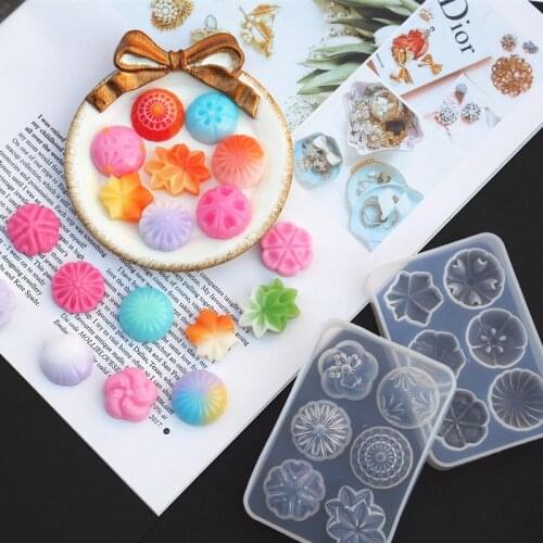 UV Crystal Epoxy Resin Mold Fruit Candy Pastry Silicone Mold Handmade Jewelry Making Mold