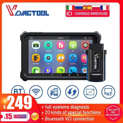 VDIAGTOOL VD900 P80 Scanner full system Diagnostic tools OBD2 Scanner ABS Airbag DPF Reset Code Reader Auto Car Diagnostic tool
