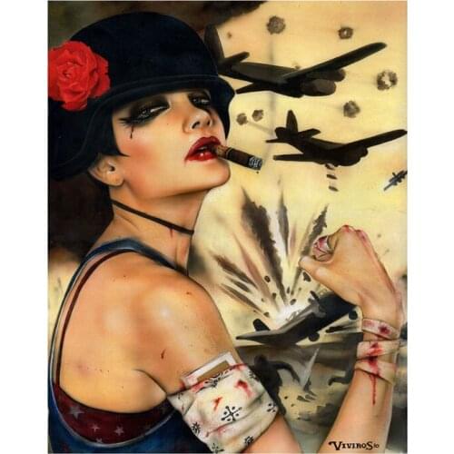 High quality Oil painting Canvas Reproductions Strength by Brian M.Viveros Painting hand painted