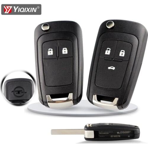YIQIXIN For Opel Vauxhall Astra H Insignia J Vectra C Corsa D Zafira G 2 Buttons Folding Car Key Shell Remote Flip Key Fob Case