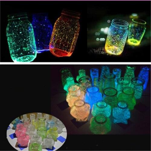 1Bag Glow Luminous Sand Fluorescent Powder Home Phosphorescent Party Super Bright Durable Dark DIY Portable Toys Pigment