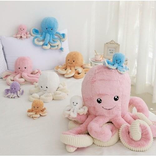 18cm Creative Cute Octopus Plush Toys Octopus Whale Dolls & Stuffed Toys Plush Small Pendant Sea Animal Toys Children Baby Gifts