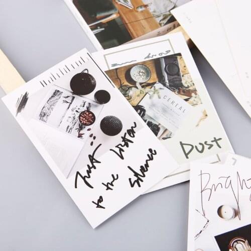 30 Sheets Another Kind Of Happyness Paintings Retro Vintage Postcard Christmas Gift Card Wish Poster Cards