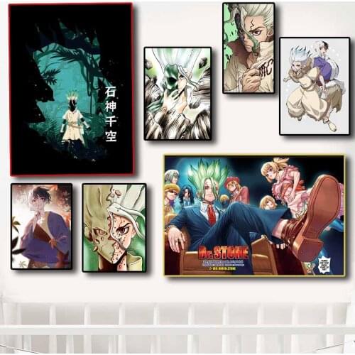 5D Diamond Painting Anime Dr Stone Ishigami Senkuu Poster DIY Cross Stitch Anime Rhinestone Diamond Embroidery Mosaic Picture