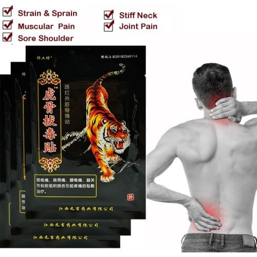 8pcs/lot Tiger Balm Chinese Plasters For Joint Pain Neck Pads For Arthritis Knee Joint Patch Pain Relieving Muscle Patches