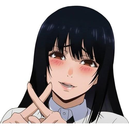 Anime Motor Bike Graphics Modification Car Sticker for Anime Girl Yumeko Jabami Refrigerator Auto Truck Van Decal