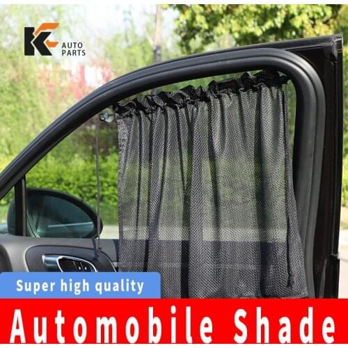Suction cup Car Sun Shade UV Protection Car Curtain Car Window Sunshade Side Window Mesh Sun Visor Summer Protection Window Film