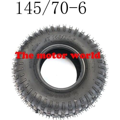Good Quality 6 Inch ATV Tubeless Tires 145/70-6 Fit for Four Wheel Vehcile 50cc 70cc 110cc Small ATV Front or Rear Wheels