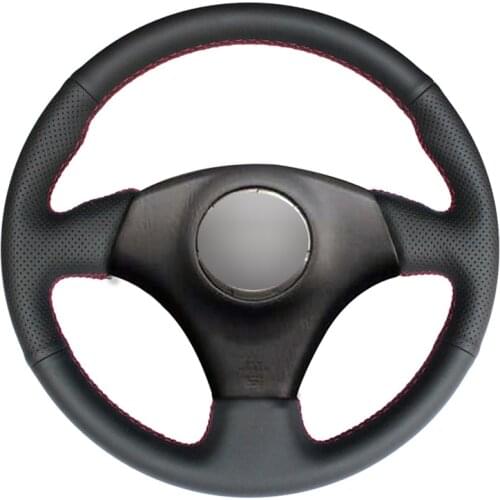Black Artificial Leather DIY No-slip Car Steering Wheel Cover for Toyota RAV4 Celica Matrix MR2 Supra Voltz Caldina MR-S Corolla