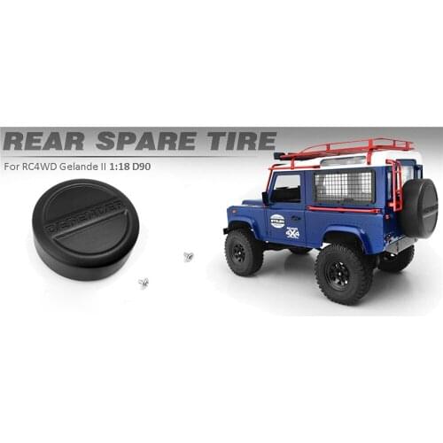 For RC4WD GelandeⅡ 1:18 D90 RC Crawler Car DIY Modification Part ,Decorative Rear Spare Tire