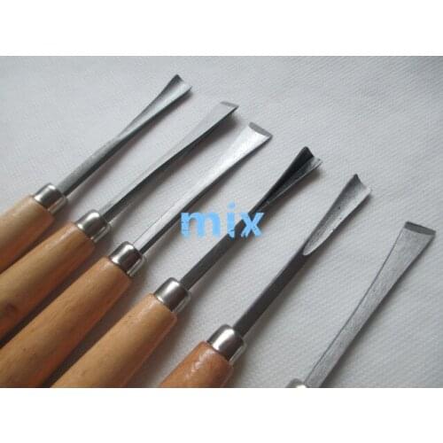 Fixmee 6 Wood Chisel Carving Knives knife Set for Carving Wood Clay and Wax New