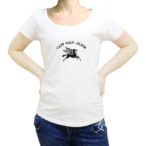 Percy Jackson T Shirt Camp Half Blood T-Shirt female Summer Tee Shirt Fun 4xl Cotton Short Sleeve Print Tshirt sbz8080
