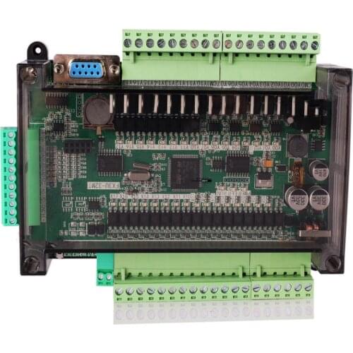 FX1N FX2N FX3U 32MT 6AD 2DA PLC 32000 Steps, Ethernet CAN NTC Optional, 8x100KHz Pulse Modbus TCP RTU 24VDC for Mitsubishi