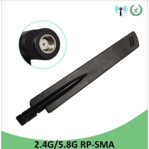 5pcs 2.4GHz 5GHz 5.8Ghz Antenna 8dBi RP-SMA Connector Dual Band 2.4G 5G 5.8G wifi Antena aerial SMA female wireless router