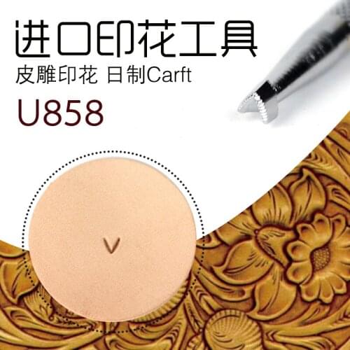 Japanese Craft Imported Technology, Handmade Leather Goods, DIY Leather Carving Printing Tools, Clear Patterns, Durable[U858]