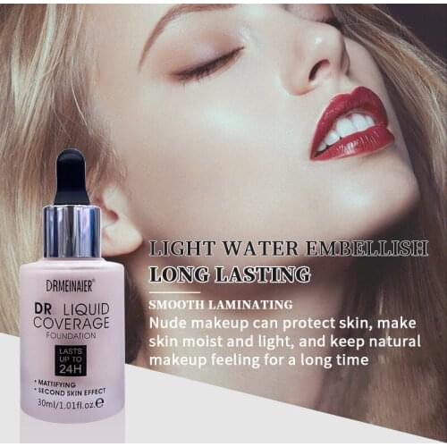 Matte Makeup Foundation Cream For Face Professional Concealing Make up Liquid Long-lasting Cosmetics