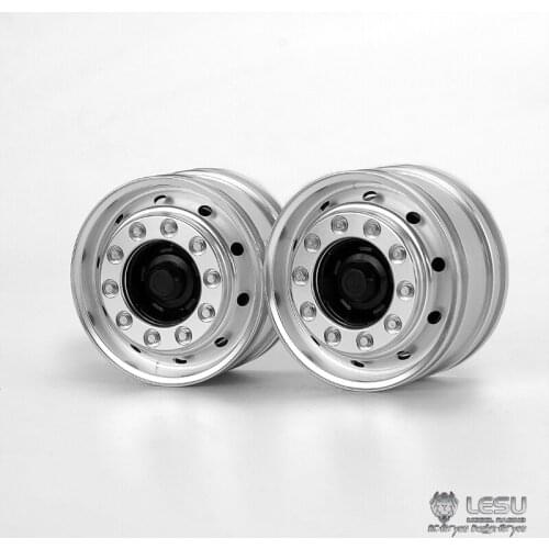 Metal LESU Wheel Hub 1/14 RC TAMIYA Axles VOLVOFH16 FH12 Tractor Truck DIY Dumper Model Car