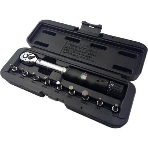 1/4 2-14Nm Torque Wrench Set Bicycle Repair Tools Kit Ratchet Machanical Torque Spanner Manual Torque Wrench Hand Tool Set