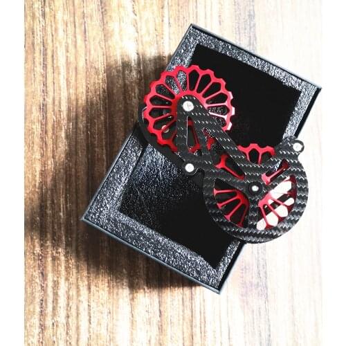 2021 New Bicycle carbon fiber ceramic rear derailleur17T pulley Guide Wheel for 6800 R8000/8050/9000 bicycle accessories