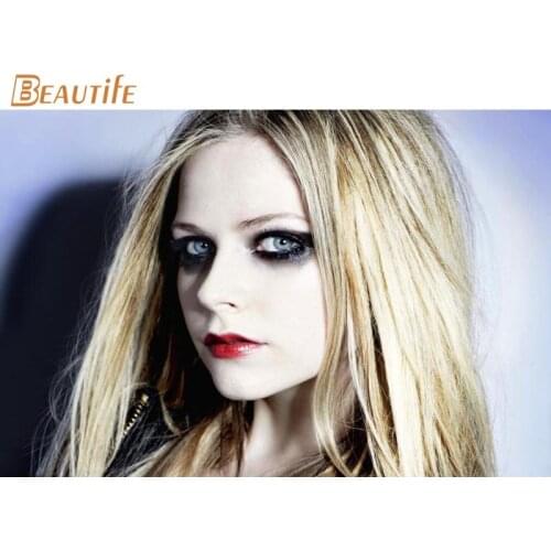 New Arrival avril lavigne Poster Cloth Silk Poster Home Decoration Wall Art Fabric Poster Print 30X45cm,40X60cm.50X75cm,60X90cm